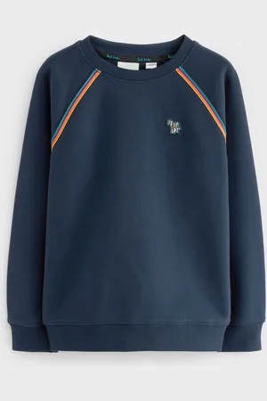 Paul Smith Chłopięca granatowa bluza w paski z okrągłym dekoltem Artist, 100% bawełna9