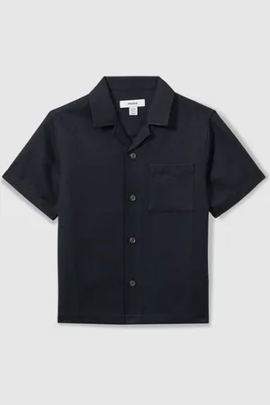 Reiss Japane Twill Cuban Collar Shirt5