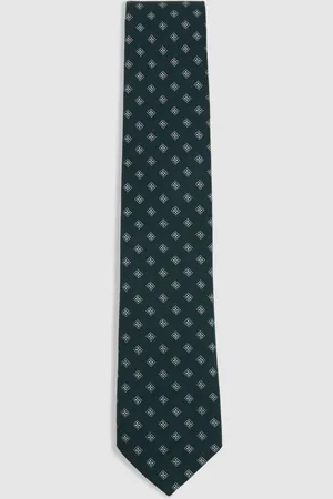 Reiss Rimini Wool Silk Foulard Textured TieJeden