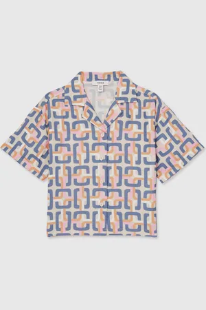 Reiss Eva Geometric Chain Print Shirt116122 cm