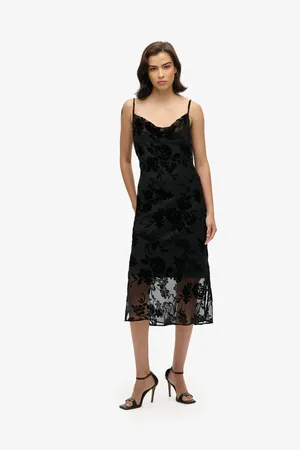 Superdry Devore Cowl Neck Midi Slip Dress44