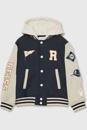 Reiss Wells Home-Run Colourblock Bomber Jacket134140 cm