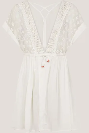 Monsoon Crochet Kaftan Dress146152 cm