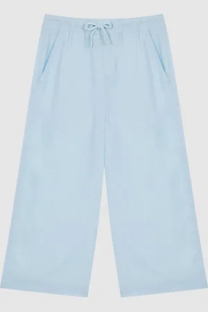 Reiss Lniane spodnie Cleo z troczkami116122 cm