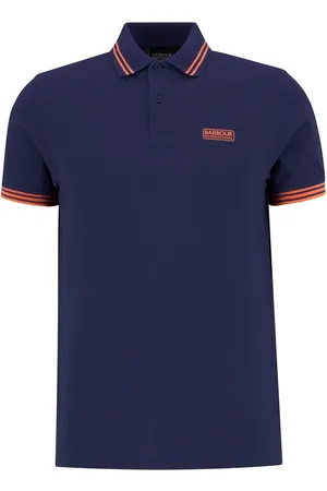 Barbour Blue Calibrated 100% Cotton Polo ShirtL