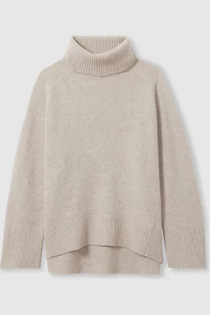 Reiss Eliza Wool-Cashmere Roll-Neck JumperL