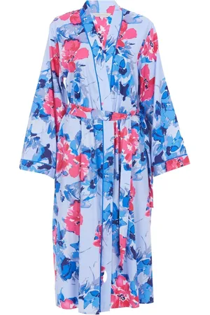 Cyberjammies Lyla Floral Print Long Dressing Gown36