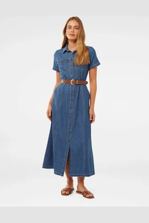 Forever New Lana Short Sleeves Midi Dress42