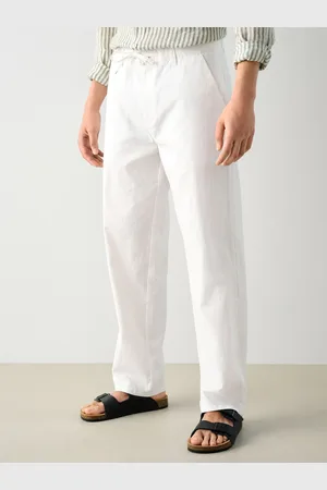 Next Linen Cotton Chino Trousers36 S