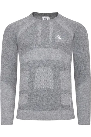 Dare 2B Mens Grey In The Zone III Long Sleeve Base Layer TopS