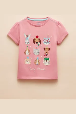 Joules Astra Applique Cotton T-Shirt104110 cm