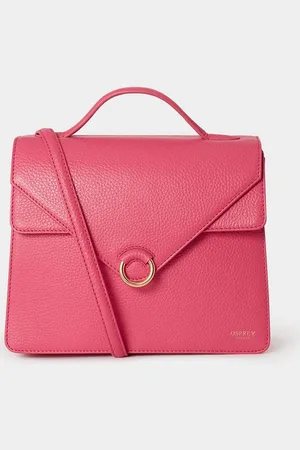 Osprey Pink The Harper Leather Grab BagJeden