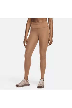 Nike Kobieta Dresy Luksusowe - Damskie legginsy do biegania w terenie ze średnim stanem i kieszenią Epic Luxe