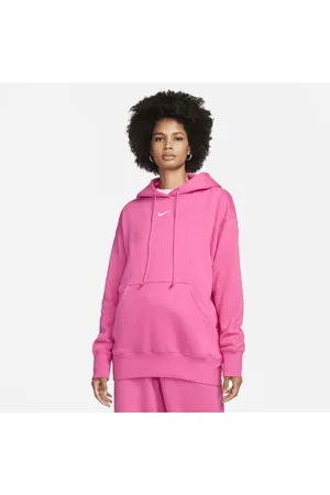Nike Kobieta Bluzy z Kapturem - Damska bluza z kapturem o kroju oversize Sportswear Phoenix Fleece