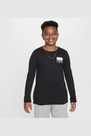 Nike T-shirt z długim rękawem dla dużych dzieci (chłopców) NBA Brooklyn Nets Essential