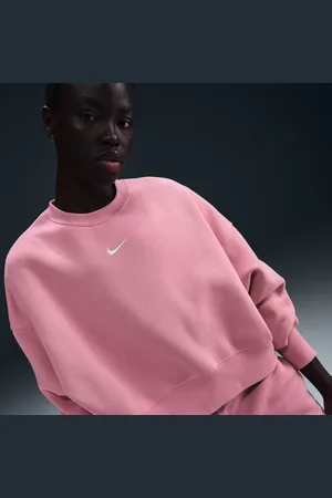 Nike Damska bluza dresowa z półokrągłym dekoltem o dodatkowo powiększonym kroju Sportswear Phoenix Fleece