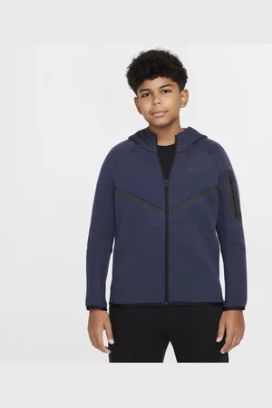 Nike Bluza z kapturem i zamkiem na całej długości dla dużych dzieci Sportswear Tech Fleece (szersze rozmiary)