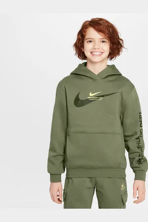 Nike Dzianinowa bluza z kapturem dla dużych dzieci Sportswear