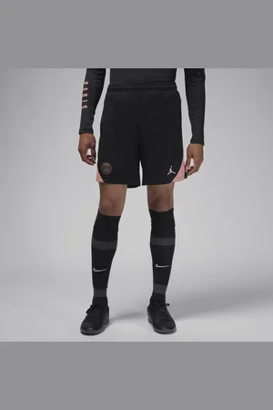 Jordan Męskie dzianinowe spodenki piłkarskie Dri-FIT Paris Saint-Germain Strike (wersja trzecia)