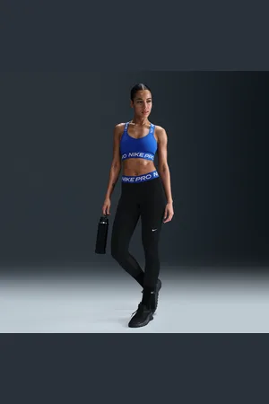 Nike Damskie legginsy ze średnim stanem i wstawkami z siateczki Pro