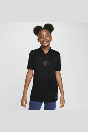 Nike Koszulka piłkarska dla dużych dzieci Dri-FIT FC Barcelona Stadium 2024/25 (wersja wyjazdowa) – replika
