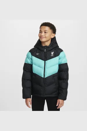 Nike Kurtka piłkarska z kapturem i syntetycznym wypełnieniem dla dużych dzieci Liverpool F.C.