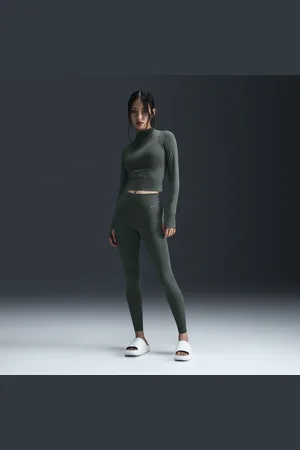 Nike Damskie legginsy o pełnej długości z wysokim stanem zapewniające delikatne wsparcie Zenvy