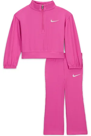 Nike Zestaw z prążkowaną koszulką z zamkiem 1/4 i legginsami dla niemowląt Game