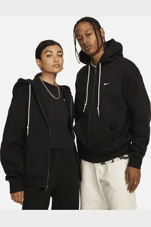 Nike Męska bluza z kapturem i zamkiem na całej długości Solo Swoosh