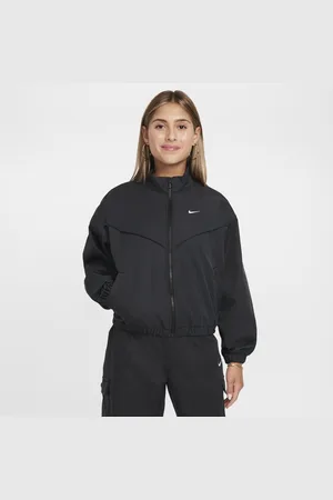 Nike Lekka kurtka dziewczęca o kroju oversize Sportswear