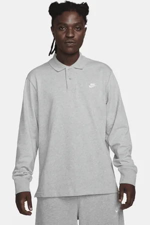 Nike Męska dzianinowa koszulka polo z długim rękawem Club
