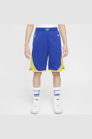 Nike Spodenki dla dużych dzieci (chłopców) NBA Swingman Golden State Warriors Icon Edition 2023/24