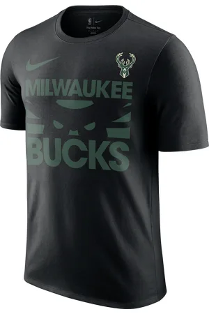 Nike T-shirt męski NBA Milwaukee Bucks Courtside