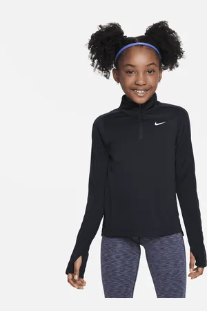 Nike Dziewczęca koszulka z długim rękawem i zamkiem 1/4 Dri-FIT