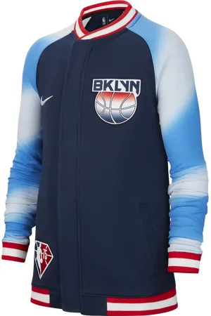 Nike Kurtka z długim rękawem dla dużych dzieci Dri-FIT NBA Brooklyn Nets Showtime