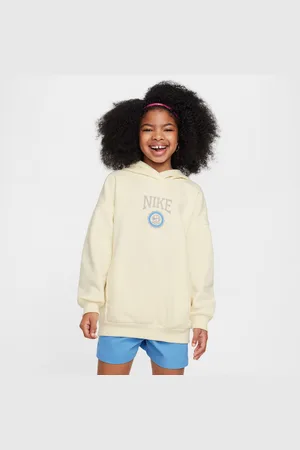 Nike Dziewczęca bluza z kapturem o kroju oversize Sportswear Club Fleece