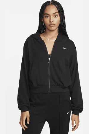 Nike Damska luźna bluza z dzianiny dresowej z kapturem i zamkiem na całej długości Sportswear Chill Terry
