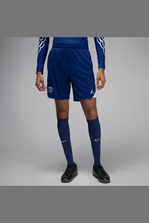 Jordan Męskie dzianinowe spodenki piłkarskie Dri-FIT Paris Saint-Germain Strike (wersja czwarta)