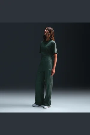 Nike Damskie spodnie ze średnim stanem i luźnymi nogawkami Sportswear Everything Wovens
