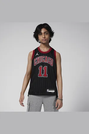 Nike Koszulka dla dużych dzieci Dri-FIT Swingman Chicago Bulls Statement Edition