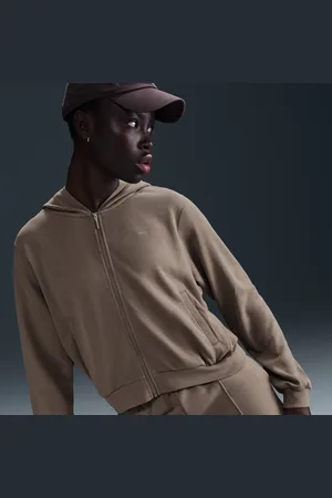 Nike Damska luźna bluza z dzianiny dresowej z kapturem i zamkiem na całej długości Sportswear Chill Terry