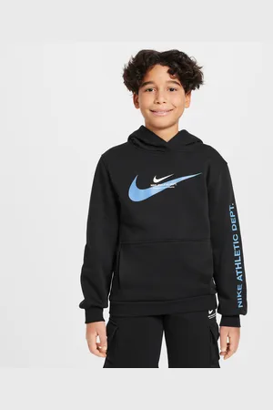 Nike Dzianinowa bluza z kapturem dla dużych dzieci Sportswear