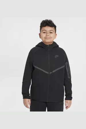 Nike Bluza z kapturem i zamkiem na całej długości dla dużych dzieci Sportswear Tech Fleece (szersze rozmiary)