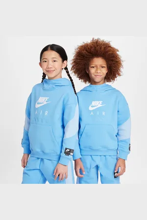 Nike Dzianinowa bluza z kapturem dla dużych dzieci Air