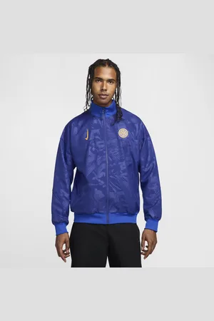 Nike Męska piłkarska kurtka przedmeczowa Dri-FIT Inter Mediolan Strike (wersja trzecia)