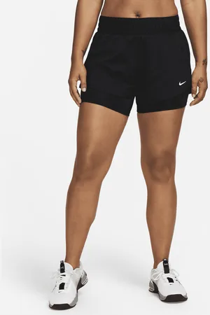 Nike Damskie spodenki o średnim stanie 2 w 1 Dri-FIT One 7,5 cm