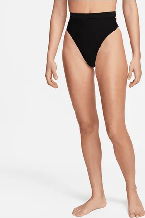 Nike Damski dół od bikini o wysokim stanie o wyciętym kroju Swim