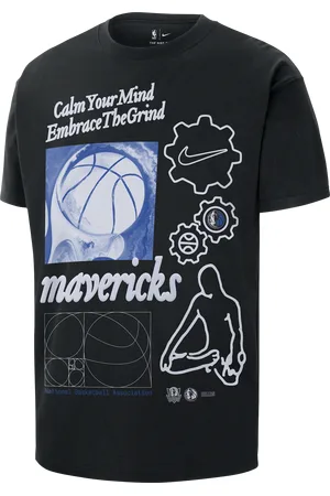 Nike T-shirt męski NBA Max90 Dallas Mavericks Courtside