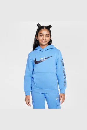 Nike Dzianinowa bluza z kapturem dla dużych dzieci Sportswear