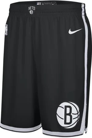 Nike Męskie spodenki Dri-FIT NBA Brooklyn Nets Swingman Icon Edition 2024/25 – replika